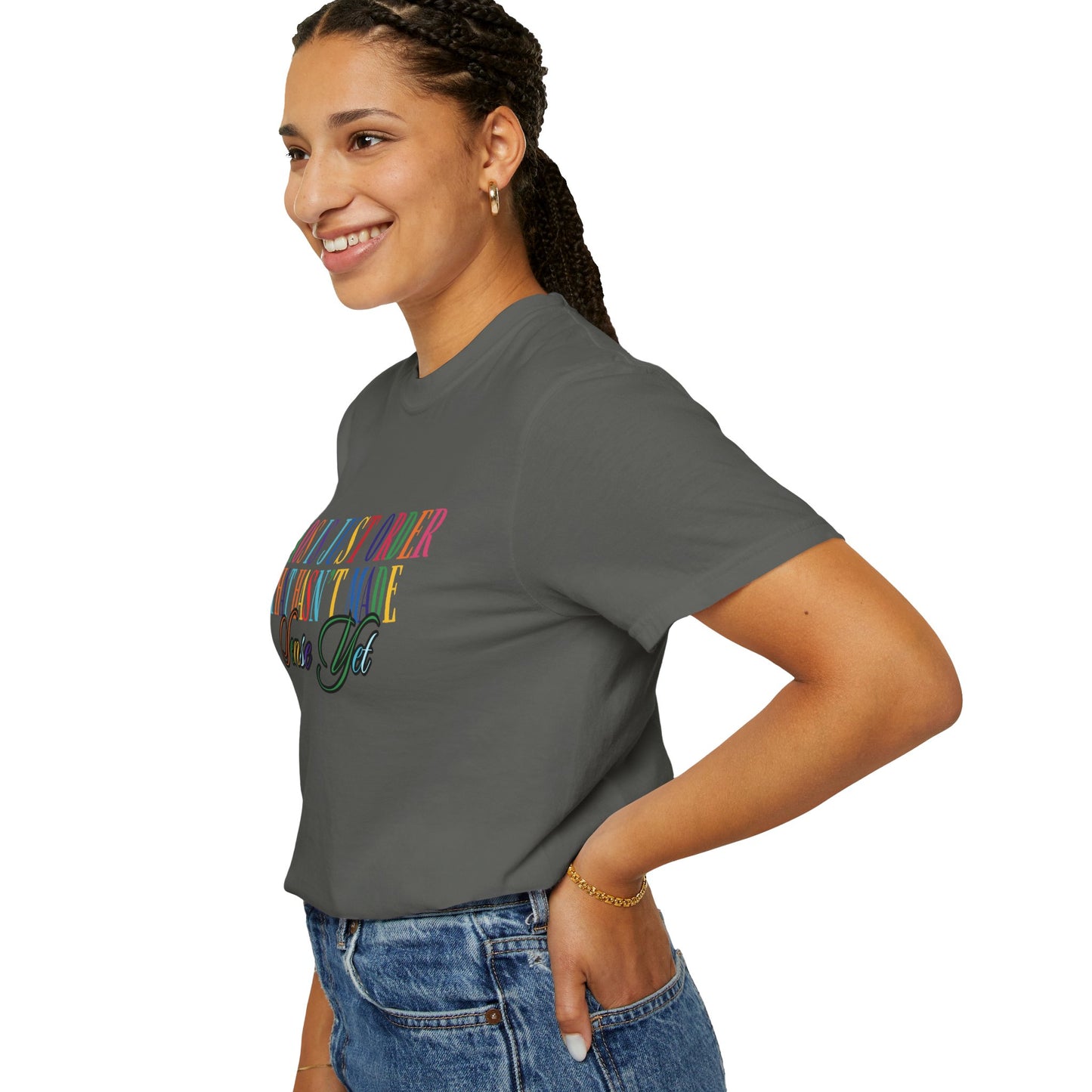 Colorful Chaos Quote T-Shirt, Inspirational Tee, Motivational Shirt, Gift for Friends, Self-Care Apparel, Casual Wear