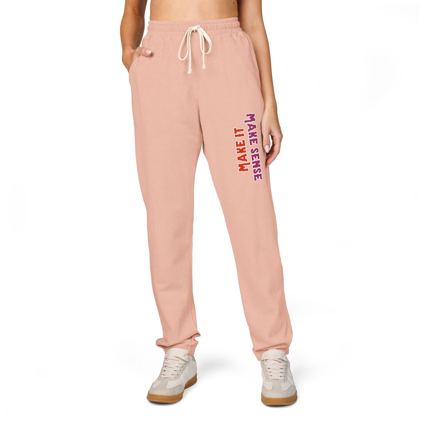 Cozy Garment-Dyed Make It Make Sense Fleece Sweatpants