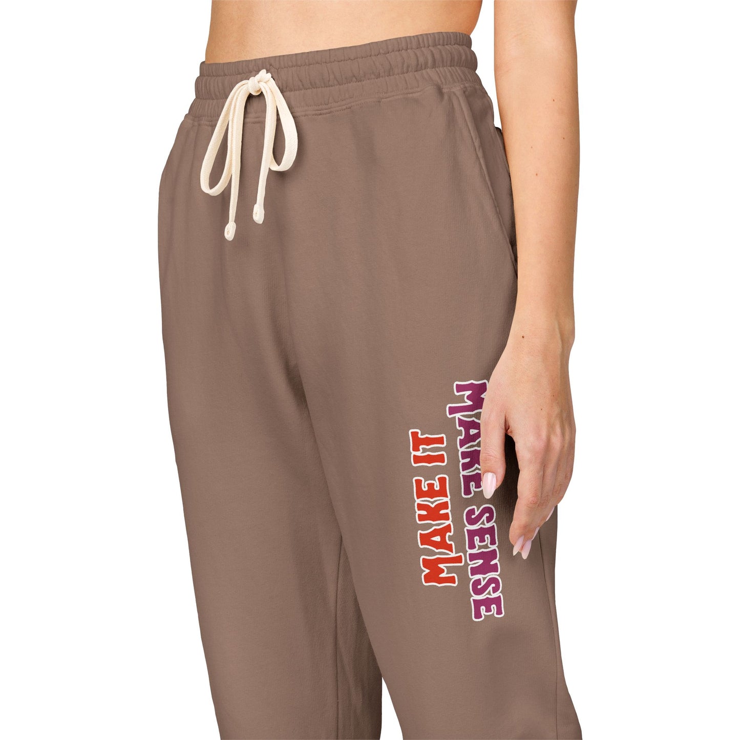 Cozy Garment-Dyed Make It Make Sense Fleece Sweatpants