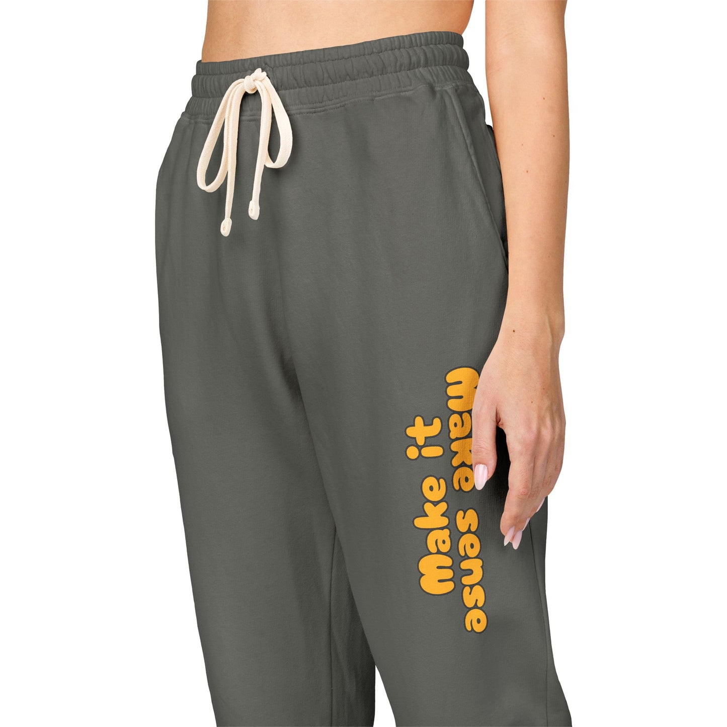 Cozy Garment-Dyed Fleece Sweatpants