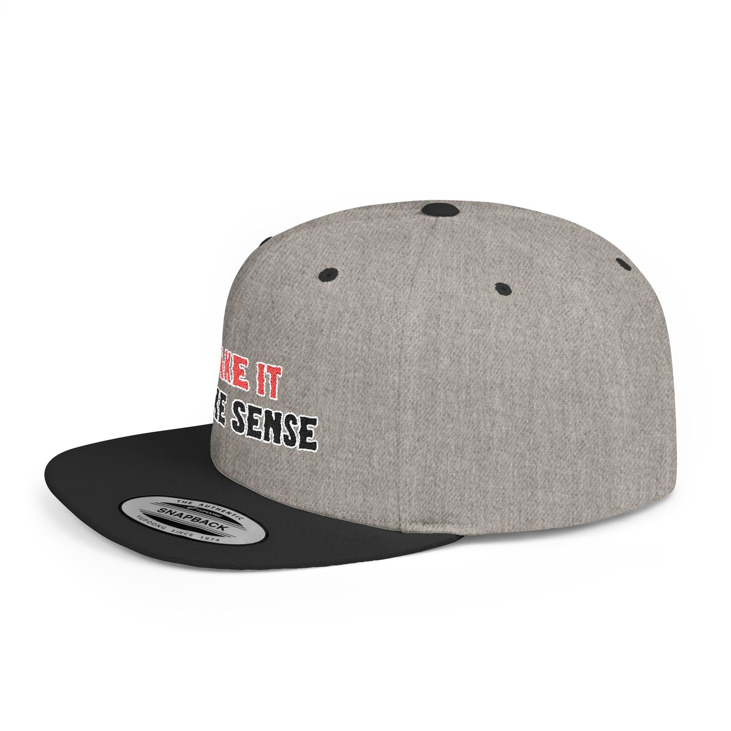 Stylish Flat Bill Snapback Hat